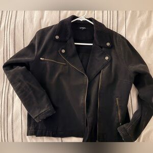 Insight Moto Twill Jacket with Sherpa Collar